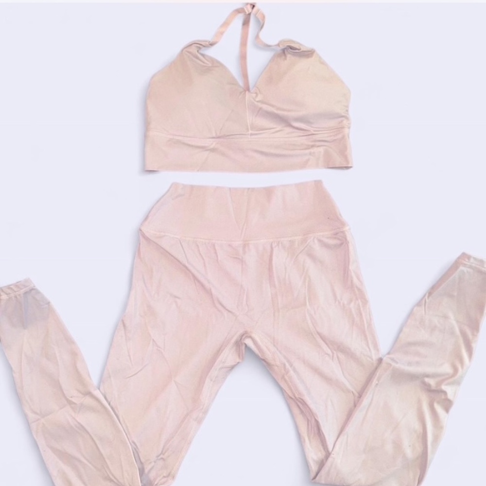 Pink Alphalete workout set - sz M